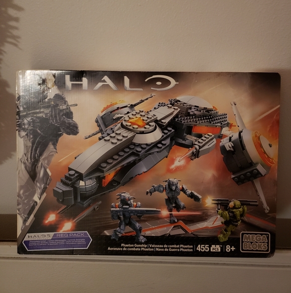 Mega Bloks Halo 5 Phaeton Gunship Building Set With 3 Figures+Weapons #38136 NIB - Picture 3 of 9
